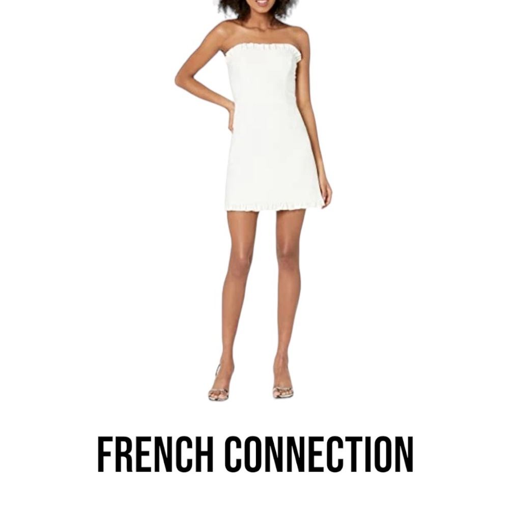 French Connection White Dress